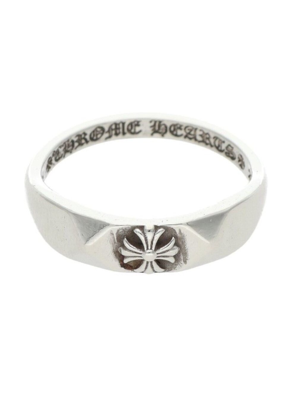 Chrome Hearts Bubblgm Pyramid Pls Bubble Gum Plus Silver Ring